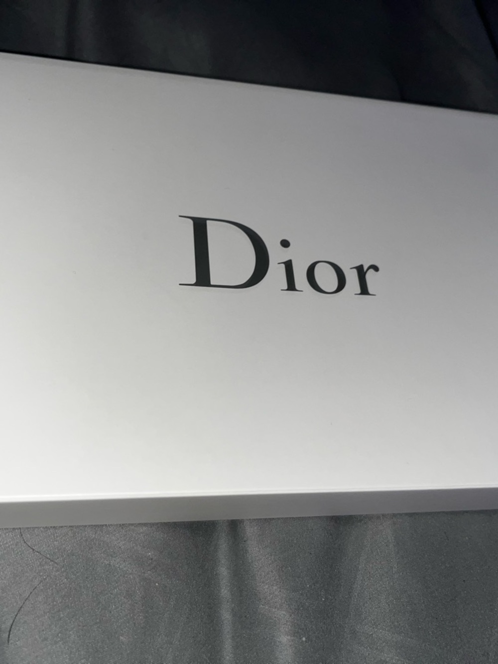 Dior White mesh makeup pouch. GWP.